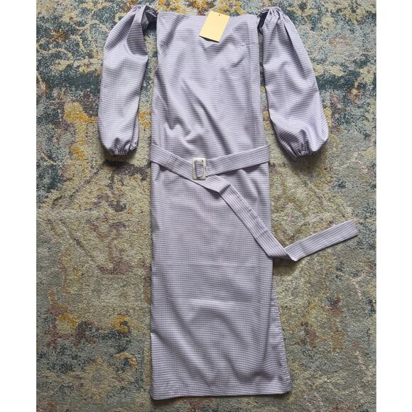 Saint Mojavi Jaipur Gingham Midi Dress - Picture 3 of 8